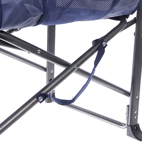 Кресло складное с подлокотниками до 100 кг SJ-0053, 526292 см, цвет синий, ТуристМастер_20