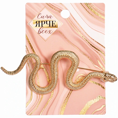 Брошь Best Podarok - Аяна, цвет золото, 7,53,2см_4