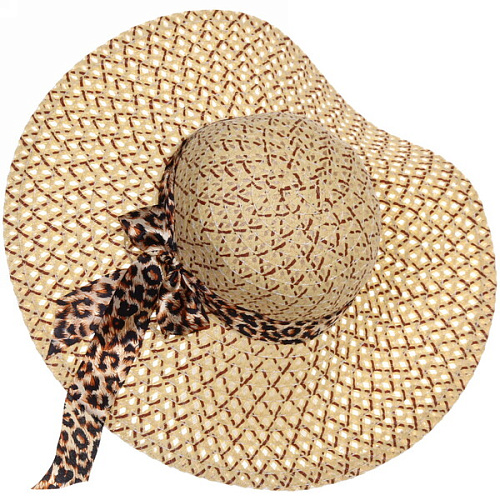 Шляпа женская с широкими полями TiraMiSu- Стелла, микс 8 цветов, р58, ширина полей 14 см_26