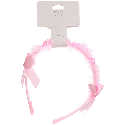 Ободок для волос детский БАМБИ БУМ, мишки, цвет розовый, лавандовый и голубой, 15см_7