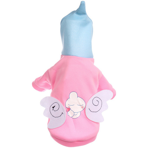 Кофта - толстовка с капюшоном для собак мелких пород МОДНЫЙ БРО, ангел, размер XL (504026см) Ultramarine_6