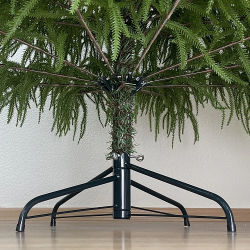 Ёлка 210 см Хвойные лапки резина  (672 ветки)_7