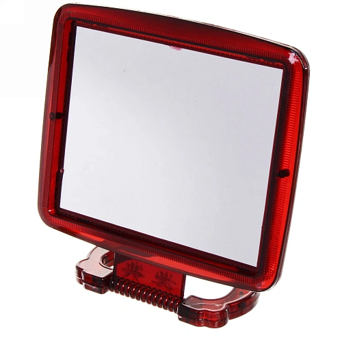 Зеркало настольное в пластиковой оправе Выгодное прямоугольник, подвесное 1815см (Стикер на минивложение 15шт)_4