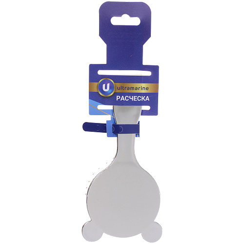 Расческа массажная детская зеркальная ЛАВАНДА, мишки, микс 4 цвета, 716см (блистер Ultramarine)_5