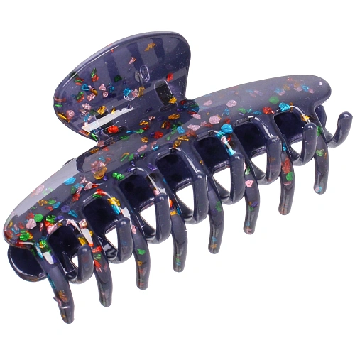 Заколка - краб для волос AKS - VIENTO, микс 6 цветов, классика, 9,53,5см _7