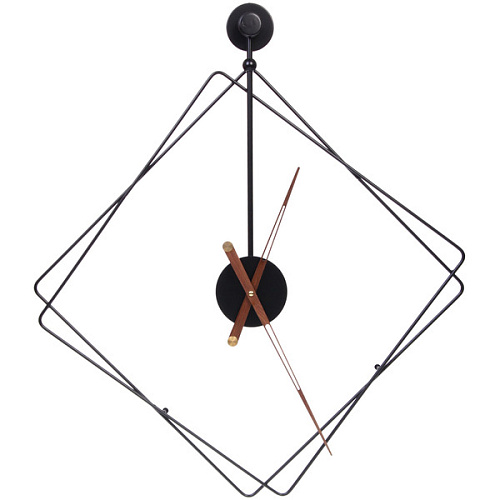 Часы настенные "LOFT HOME " 60*60см, черные