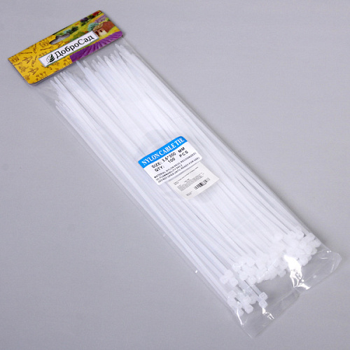 Хомут-стяжка пластиковый 3,6300мм 100шт белый_4