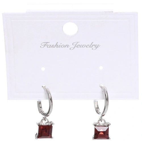 Серьги из гиппоалергенного сплава ЛАТТИ, пудрово розовый, цвет серебро и золото, 2,5см_6