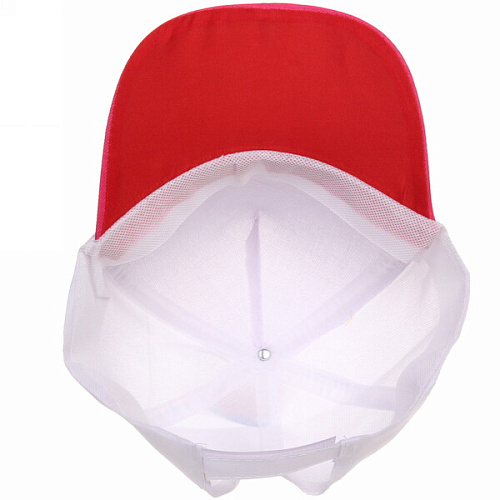 Бейсболка двухцветная Summer collection, цвет белый с розовым, р58_9