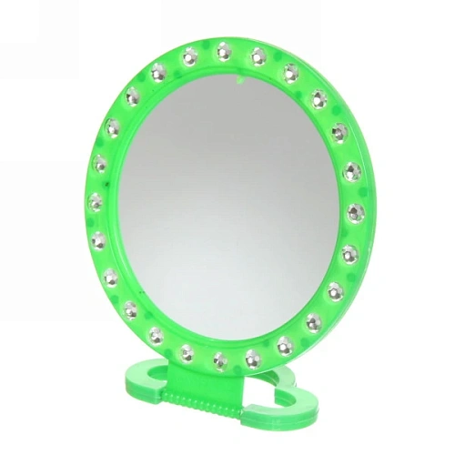 Зеркало настольное Белые выемки Круг d=15см 988-1_4