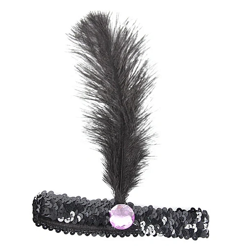 Карнавальный аксессуар полоска на волосы Леди чарльстон 523-1_27