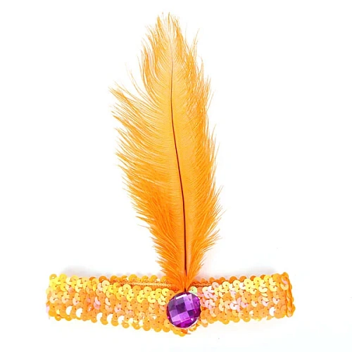 Карнавальный аксессуар полоска на волосы Леди чарльстон 523-1_23