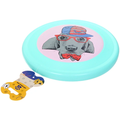 Фрисби - игрушка резиновая Мр Джек, цвет зеленый, 23см (лейбл)_4