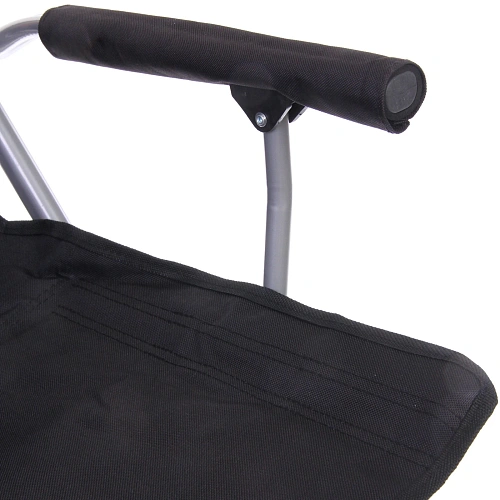 Кресло складное с подлокотниками до 100 кг SJ-0054, 585892 см, цвет чёрный, ТуристМастер_12