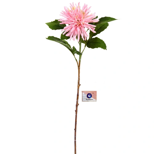Цветок искусственный "Natur"74см Хризантема розовая