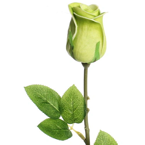 Цветок искусственный Natur 45см Роза фисташковая_7