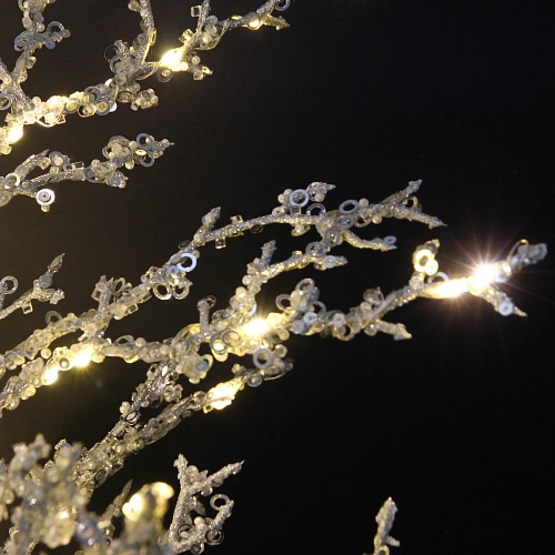 Фигура светодиодная Дерево - Crystal 100 см, Серебро, 220V_5