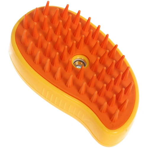 Паровая щетка с массажным эффектом МОЙ БРО, цвет желтый, USB - зарядка, 611см (коробка Ultramarine)_3