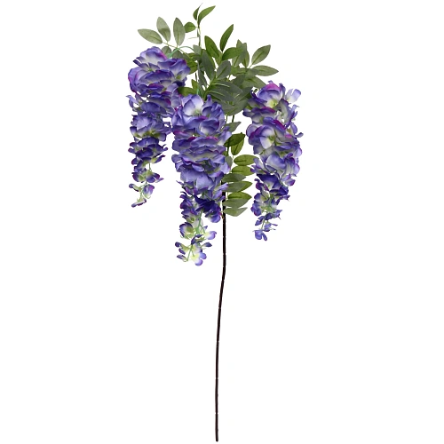 Цветок искусственный Natur 98см Глициния голубая_4