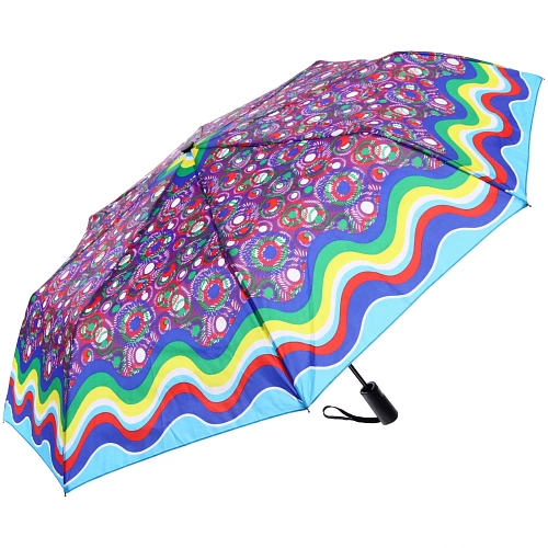 Зонт женский полуавтомат Кланти, микс 6 цветов, 8 спиц, d-100см, длина в слож виде 30см_19