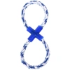 Игрушка - канат для собак средних и крупных пород "НЕСКУЧАЙКА", цвет синий 25*10,5см / 80гр (лейбл)