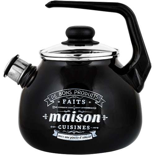 Чайник эмалированный 3л со свистком "Maison" Appetite