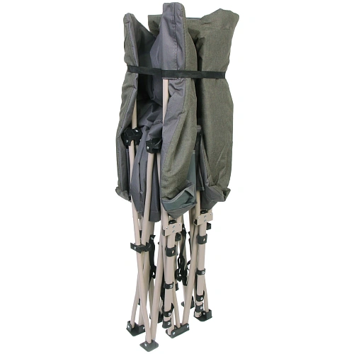 Раскладушка кемпинговая складная 1886641 см, темно-серый_18