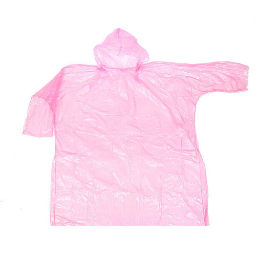 Дождевик "Универсальный" с капюшоном 8 Мкрн 80*110см розовый ДоброСад