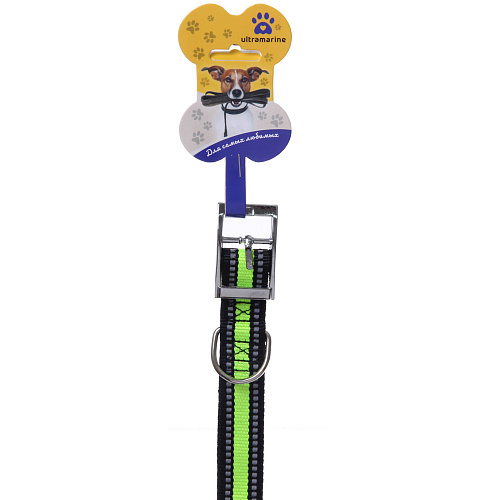 Ошейник для собак 2,554см Дружок-Салатовая природа Ultramarine_3