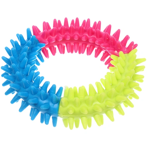 Игрушка для собаки Кольцо - Зубочистка, мульти цвет, 9см (лейбл)_4