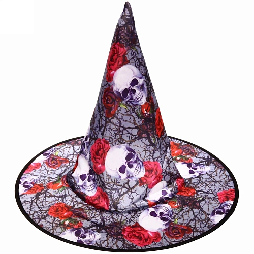 Шляпа карнавальная Яркая ведьмочка, микс_3