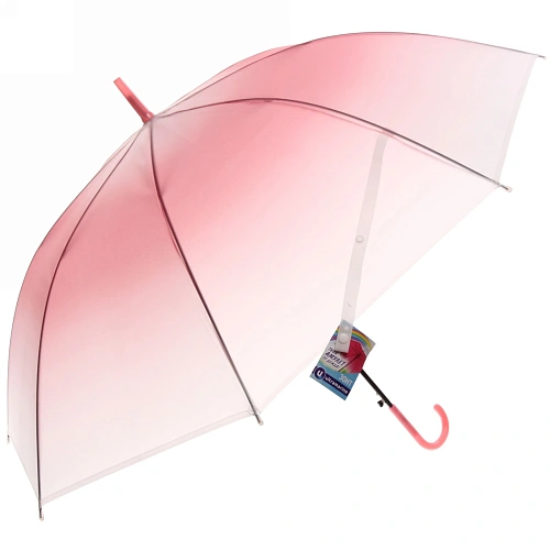 Зонт-трость женский Градиент микс 4 цвета, 8 спиц, d-92см, длина в слож виде 72см_4