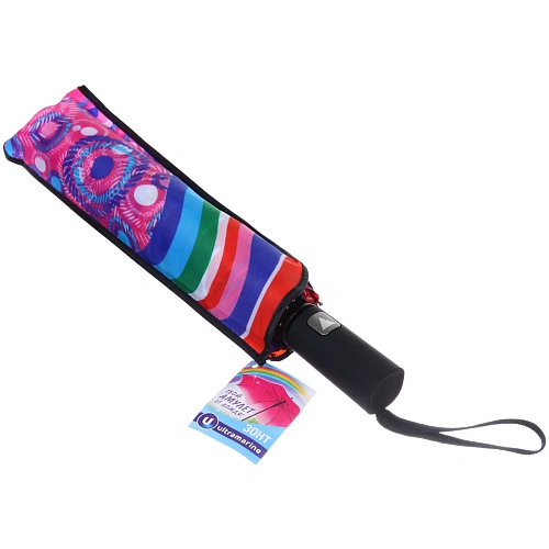 Зонт женский полуавтомат Кланти, микс 6 цветов, 8 спиц, d-100см, длина в слож виде 30см_33