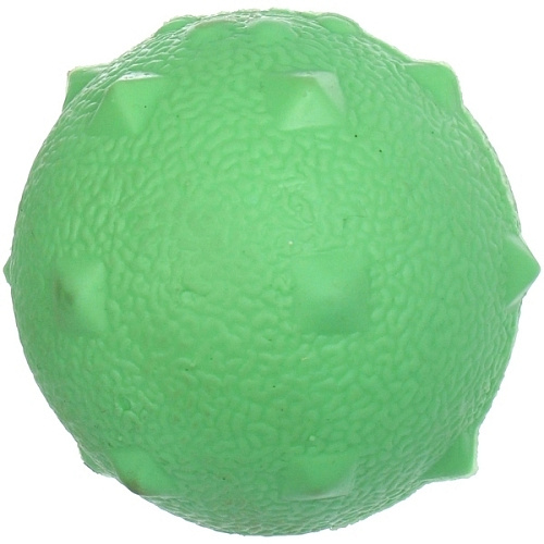 Игрушка - мячик для собак средних, мелких и крупных пород ИГРУЛИК для Бро, лапки, цвет зеленый, d-6см (лейбл)_5