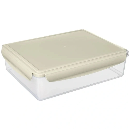 Контейнер для продуктов 3,7л "Smart lock" прямоугольный светло-серый 433116630