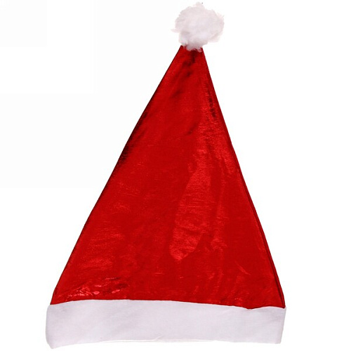 Колпак новогодний красный Переливы 2838см_3