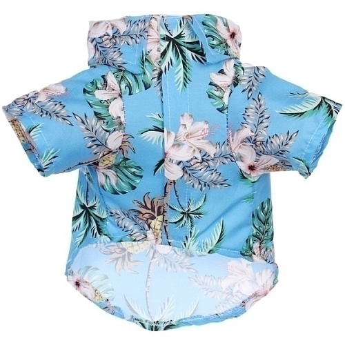 Рубашка для собак и кошек малых и средних пород СТИЛЬНЫЙ БРО, принт пальмы, размер XL_3