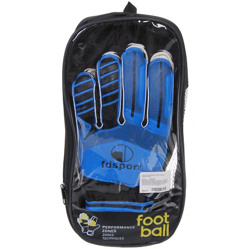 Перчатки вратарские FD-879, размер 7, черный-синий_8