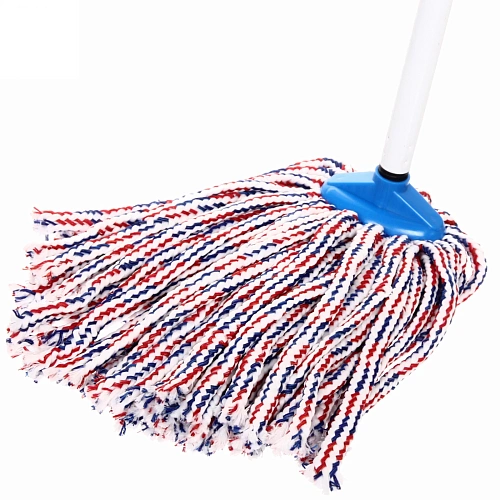 Швабра моп Селфи, ручка 120 см(насадка 200 гр) плетеная_3