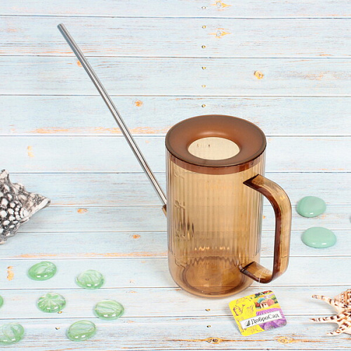 Лейка для растений 1л Niagara Falls с прикорневым поливом, медовый ДоброСад_3