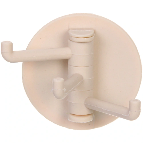 Крючок настенный многофункциональный на липкой основе ИДЕЯДОМА, цвет светло-бежевый, нагрузка 1кг76см (пакет с подвесом)_3