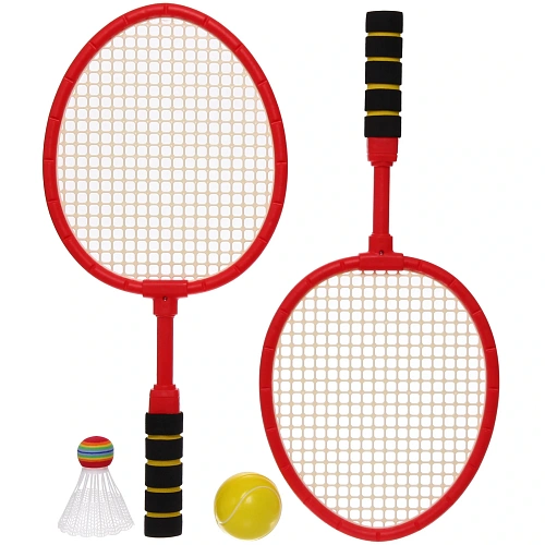 Теннис пляжный в наборе BT-899-1 2 ракетки 4721 см, мячик, волан_6