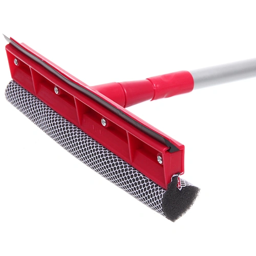 Окномойка Селфи для мытья стекол, телескопическая алюминиевая ручка 95см губка 25см 550_9