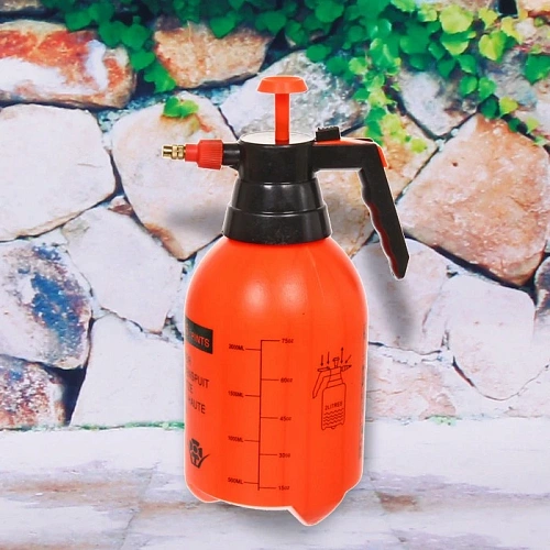 Опрыскиватель помповый 2л Апельсин пневматический, с мерной шкалой _11