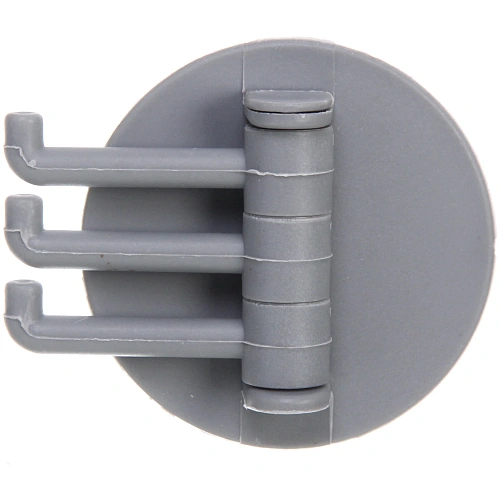 Крючок настенный многофункциональный на липкой основе ИДЕЯДОМА, цвет серый, нагрузка 1кг76см (пакет с подвесом)_5