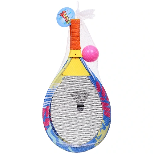Теннис пляжный в наборе BT-1359 2 ракетки 5428 см, шарик, волан_4