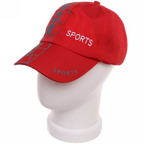 Бейсболка спортивная Sport, цвет красный, р58_7