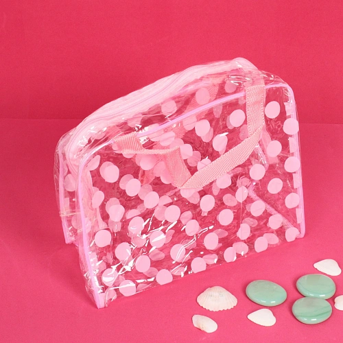 Косметичка Adventure - Peas, круги, цвет розовый  16239_4