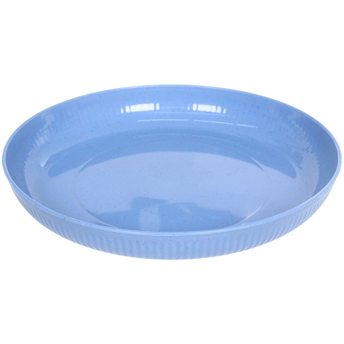 Тарелка пластиковая ЭкоЛайф 22см, микс цветов_5