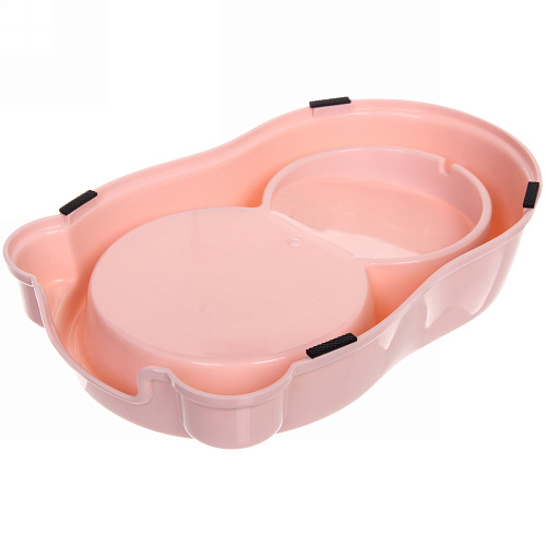 Автокормушка пластиковая Колор-Один дома 27,517,5725см 1,2л цвет нежно-розовый_4